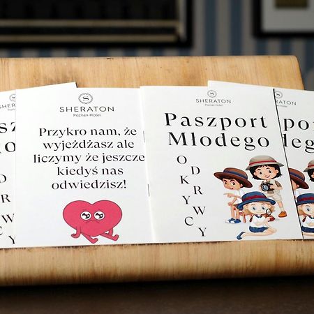 Sheraton Poznan Hotel Exterior photo Passport of a Young Citizen